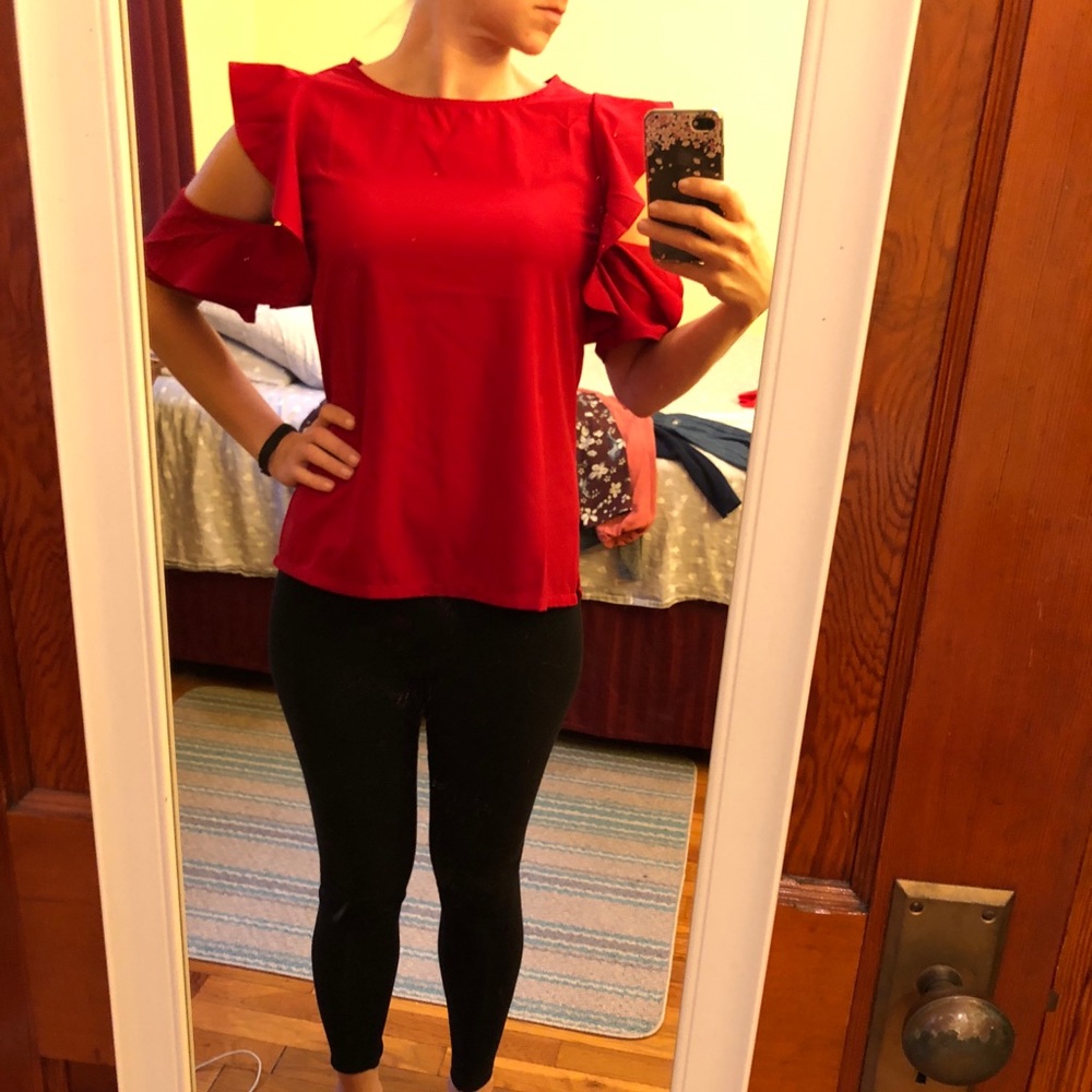 Plains & Prints cute cutout shirt